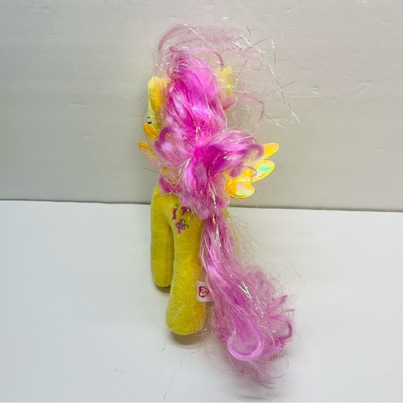 my little pony fluttershy plush toy yellow pink 2015 mlp hasbro - Picture 7 of 7
